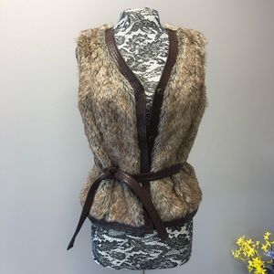 Yvonne Le Marie Faux Fur Vest